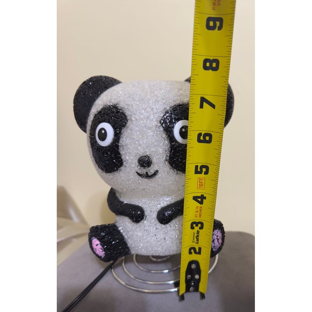 Sparkle panda lamp on spring 7.5" - Picture 6 of 9